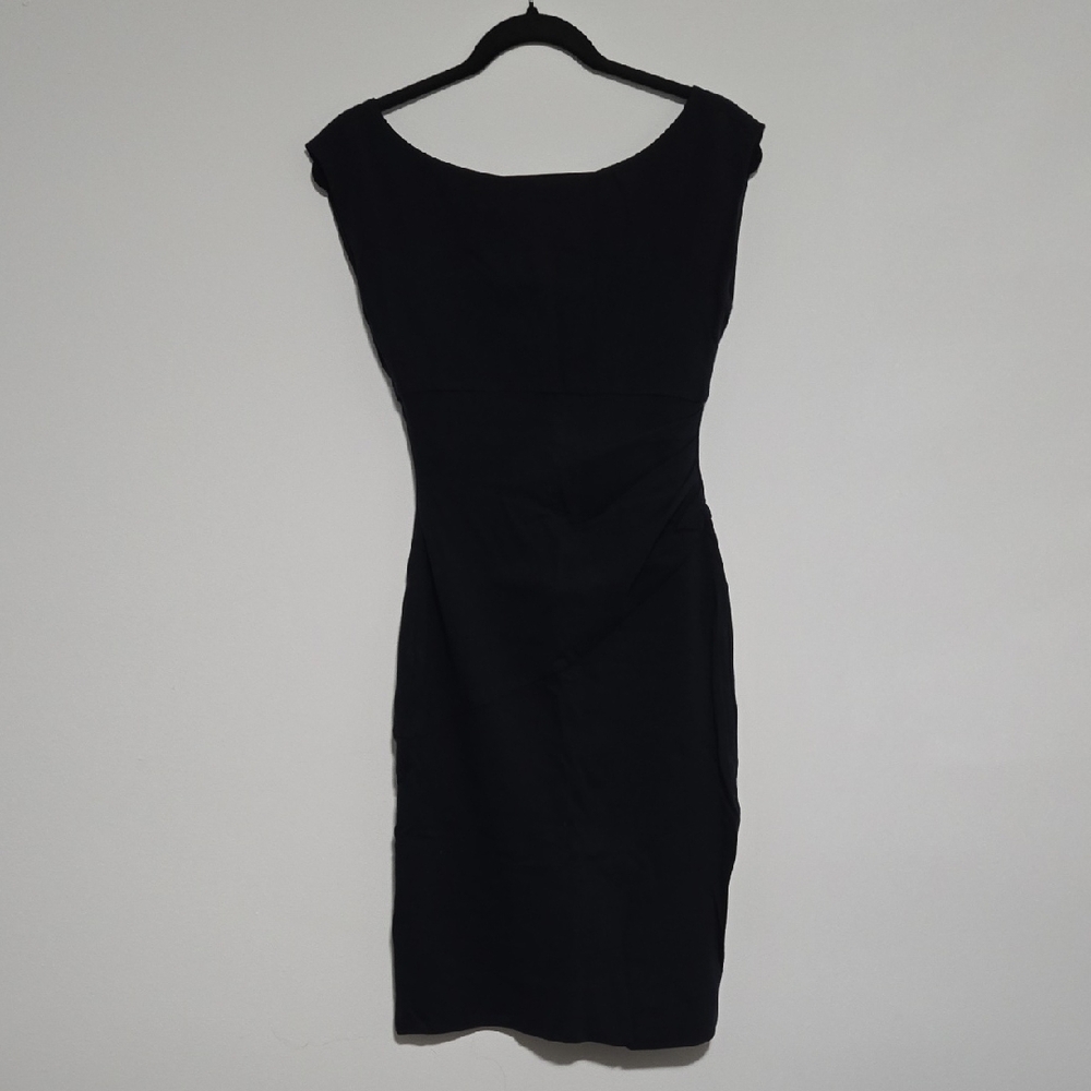 DVF Navy Dress